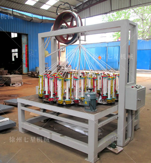 QX168-雙走24錠纜繩編織機(jī)